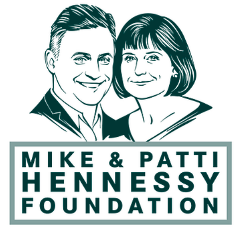 Mike & Patti Hennessy Foundation logo in green